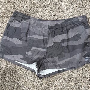 DIXXON Gray Camouflage Women’s Swim Shorts